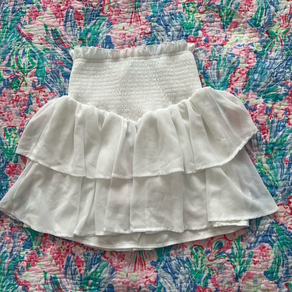 White dinner skirt